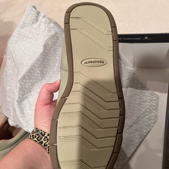Rockport Men's Pro Walker Sport Shoes in Cream/White Size 10.5W New With Box - Picture 12 of 13
